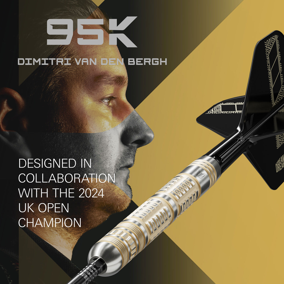 TARGET - Dimitri Van den Bergh 95K 95% Tungsten SP Steel Tip Darts