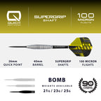 HARROWS - NX-90 Bomb 90% Tungsten QP Steel Tip Darts