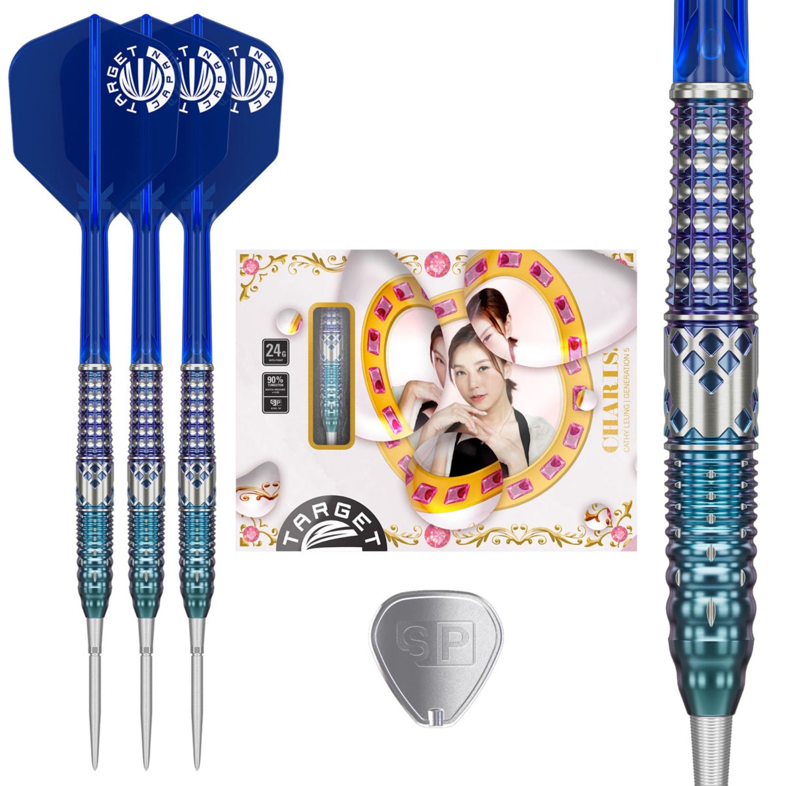 TARGET JAPAN - Charis G5 90% Tungsten SP Steel Tip Darts
