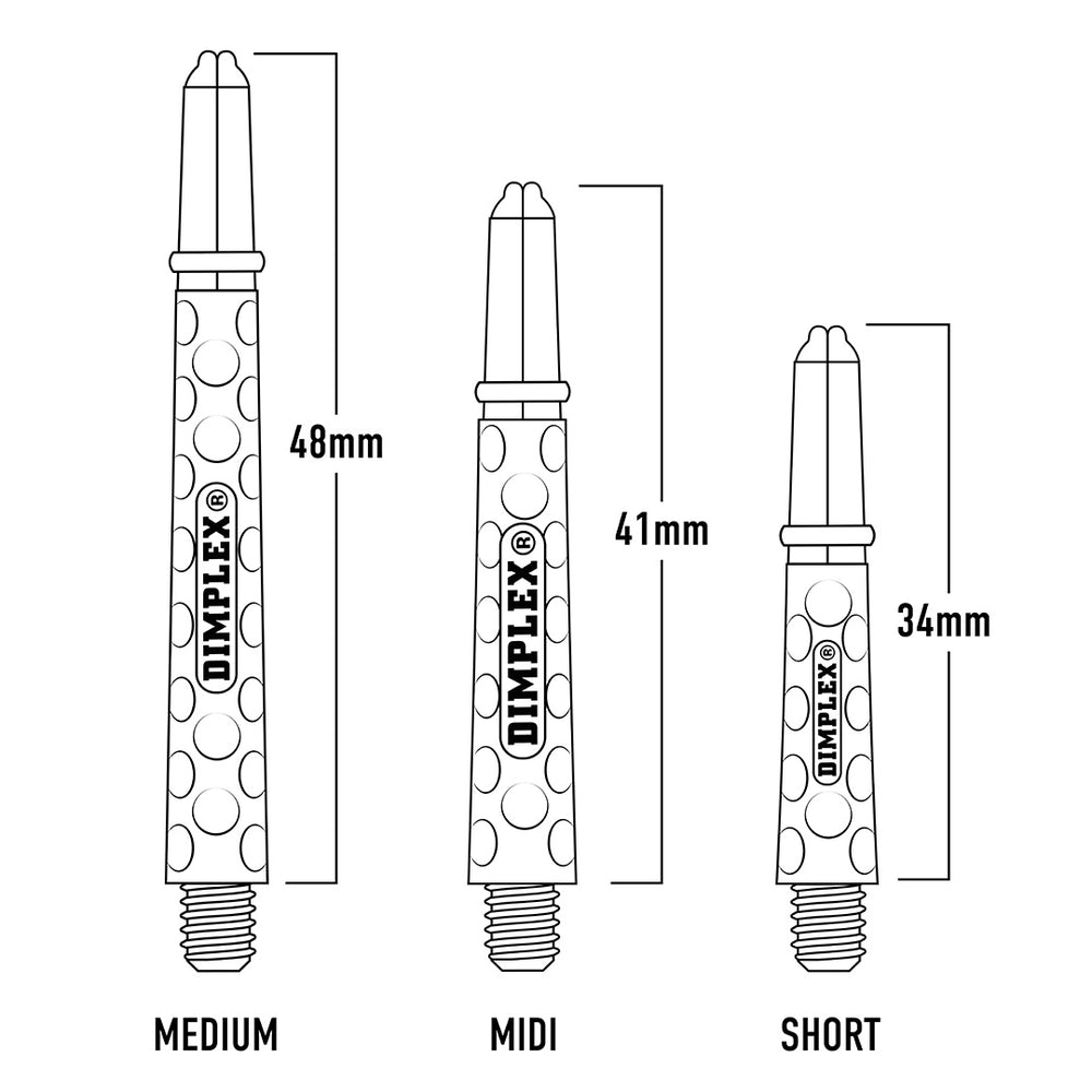 HARROWS - Dimplex Dart Stems / Shafts