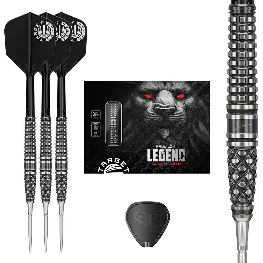 TARGET JAPAN - Paul Lim The Legend Gen 8 90% Tungsten SP Steel Tip Darts