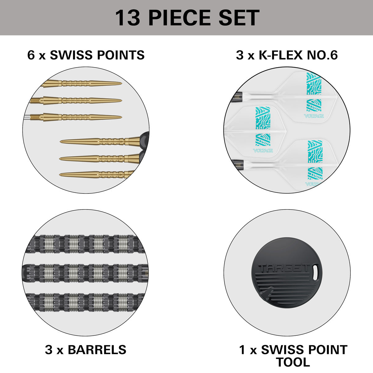 TARGET - Rob Cross 95K 95% Tungsten SP Steel Tip Darts