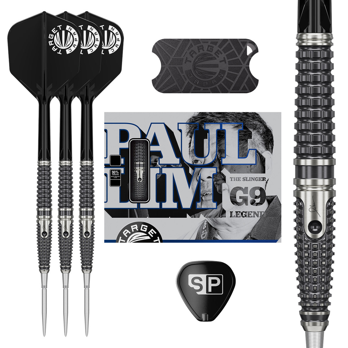 TARGET JAPAN - Paul Lim The Legend Gen 9 90% Tungsten SP Steel Tip Darts