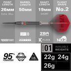 TARGET - Nathan Aspinall Asp 95K 95% Tungsten SP Steel Tip Darts