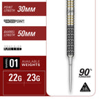 TARGET JAPAN - Beau Greaves Japan Edition 90% Tungsten SP Steel Tip Darts