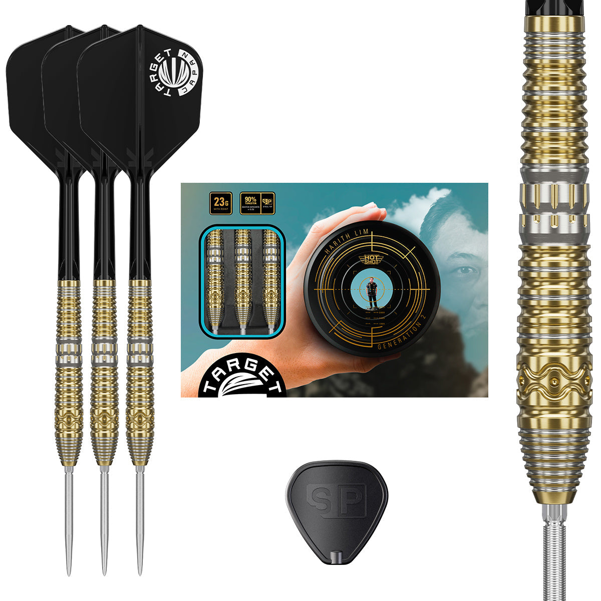 TARGET JAPAN - Hot Shot G2 90% Tungsten Steel Tip Darts