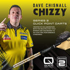 HARROWS - Dave Chisnall Chizzy Series 2 90% Tungsten QP Steel Tip Darts