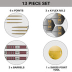 TARGET - Stephen Bunting 95K 95% Tungsten SP Steel Tip Darts