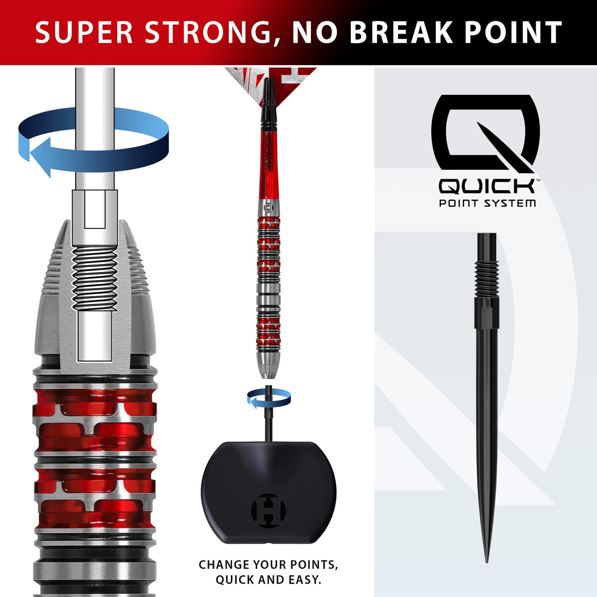 HARROWS - Damon Heta Series 3 90% Tungsten QP Steel Tip Darts