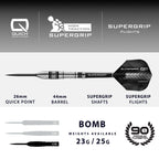 HARROWS - Supergrip Bomb 90% Tungsten QP Steel Tip Darts
