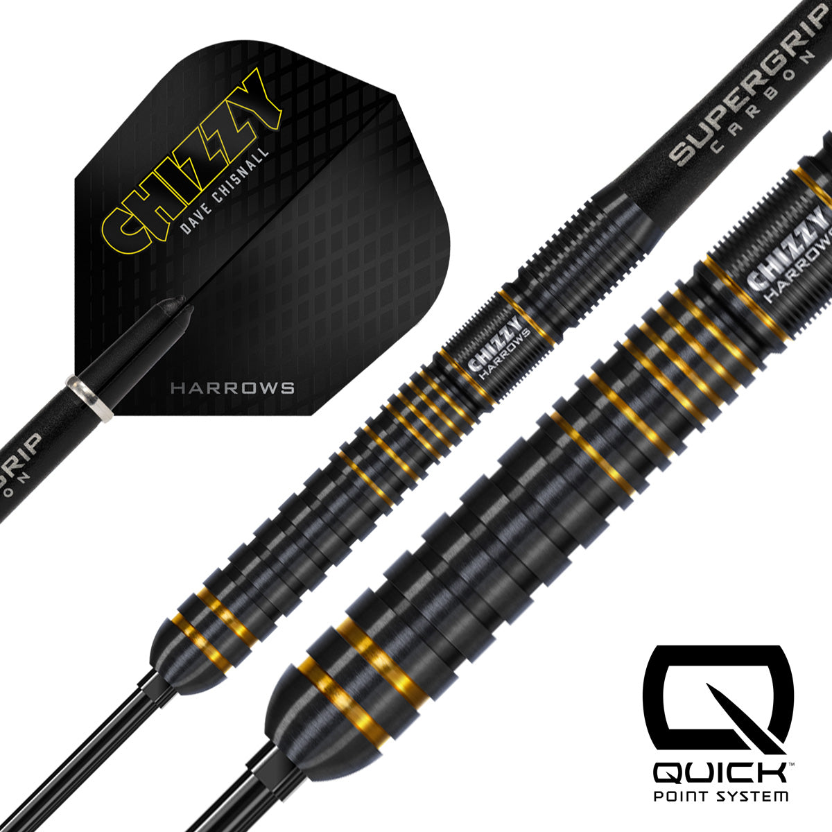 HARROWS - Dave Chisnall Chizzy Series 3 90% Tungsten QP Steel Tip Darts