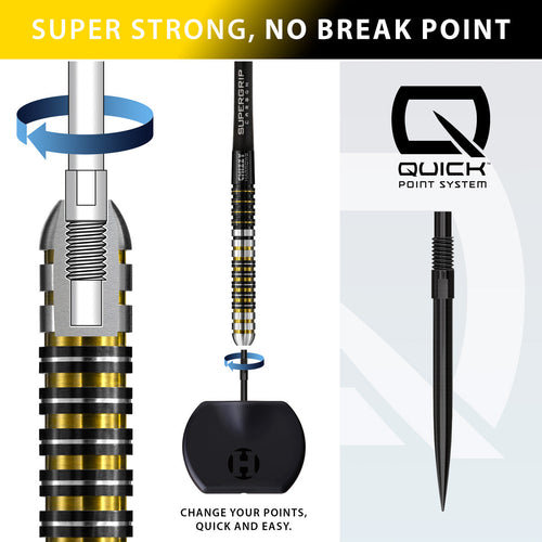 HARROWS - Dave Chisnall Chizzy Series 1 90% Tungsten QP Steel Tip Darts