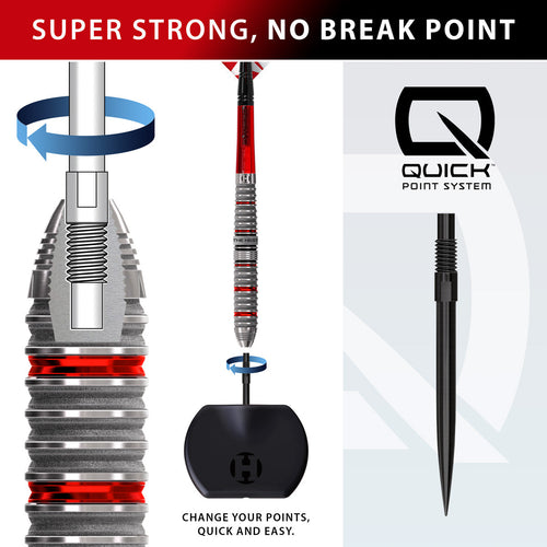 HARROWS - Damon Heta Series 4 90% Tungsten QP Steel Tip Darts