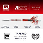 HARROWS - Damon Heta Series 2 90% Tungsten QP Steel Tip Darts