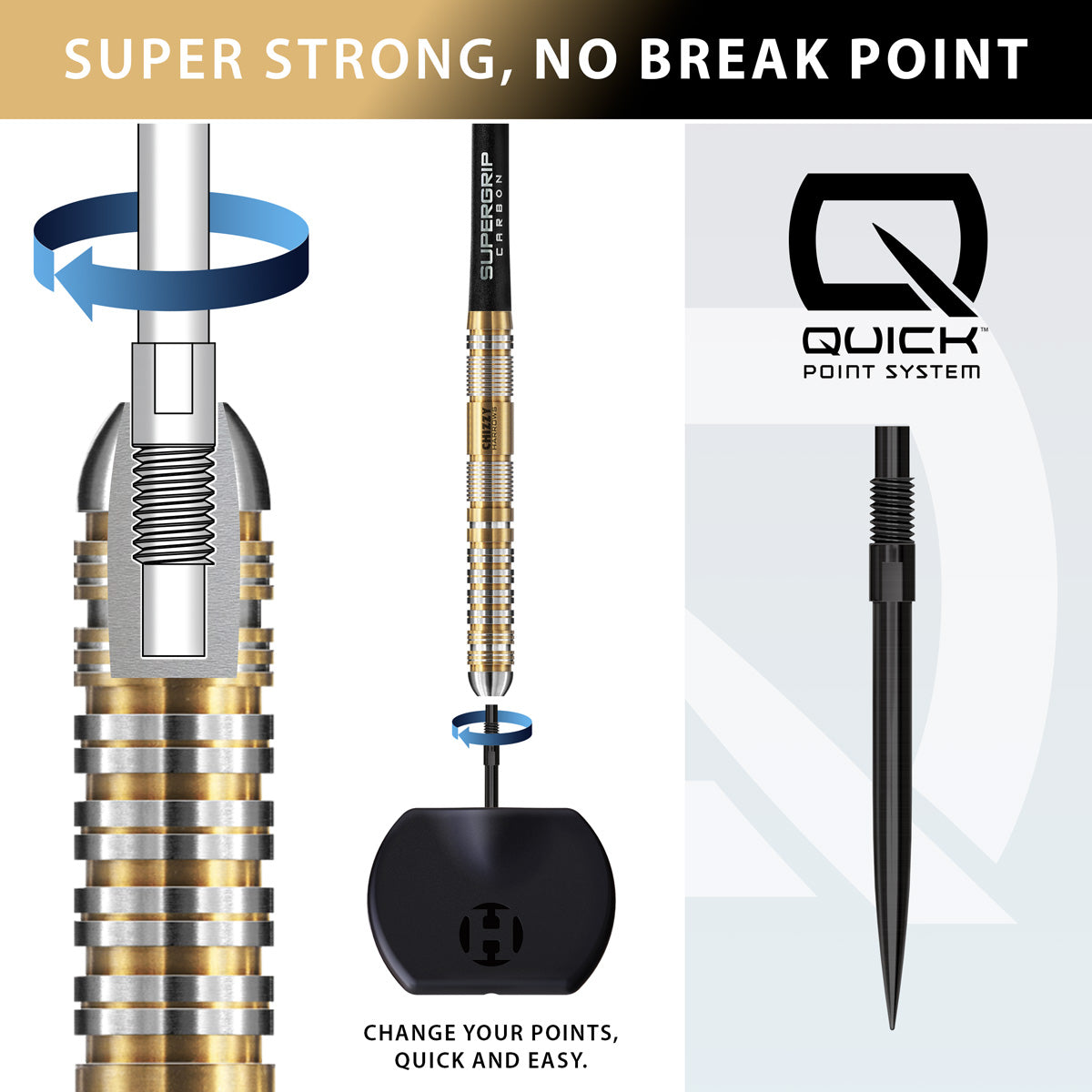 HARROWS - Dave Chisnall Chizzy Series 2 90% Tungsten QP Steel Tip Darts
