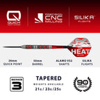HARROWS - Damon Heta Series 3 90% Tungsten QP Steel Tip Darts