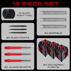 HARROWS - Damon Heta Series 1 Natural 90% Tungsten QP Steel Tip Darts