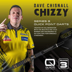 HARROWS - Dave Chisnall Chizzy Series 3 90% Tungsten QP Steel Tip Darts