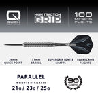 HARROWS - Luke Woodhouse Series 1 90% Tungsten QP Steel Tip Darts
