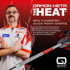 HARROWS - Damon Heta Series 1 Natural 90% Tungsten QP Steel Tip Darts