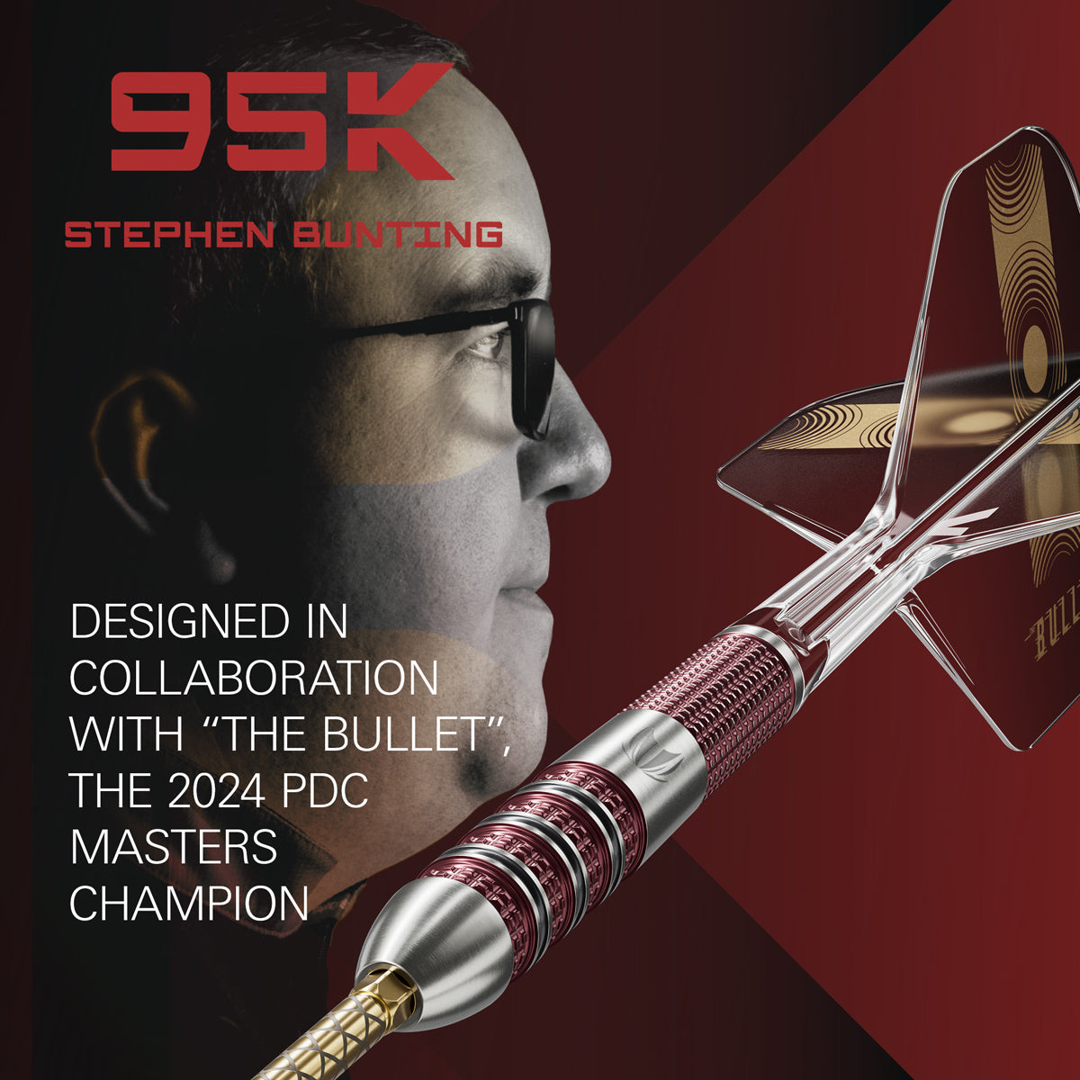TARGET - Stephen Bunting 95K 95% Tungsten SP Steel Tip Darts