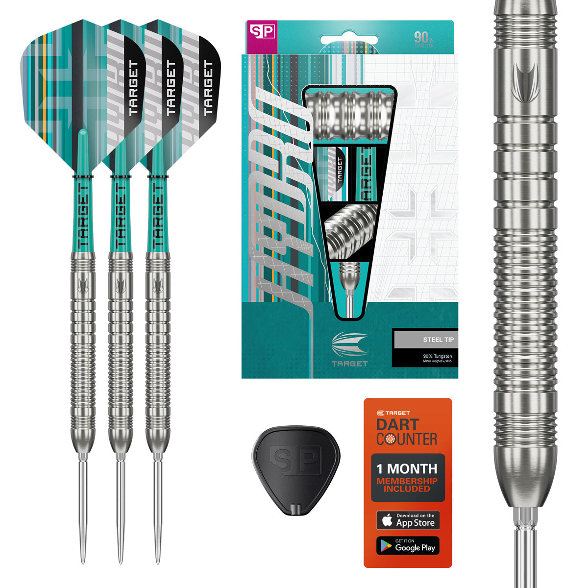 TARGET - Hydro 03 90% Tungsten SP Steel Tip Darts