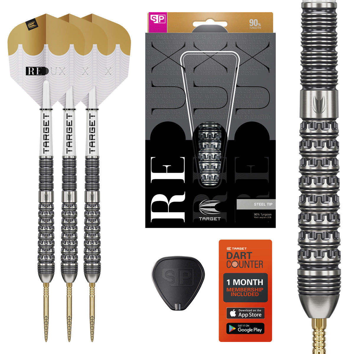 TARGET - Redux 03 90% Tungsten SP Steel Tip Darts