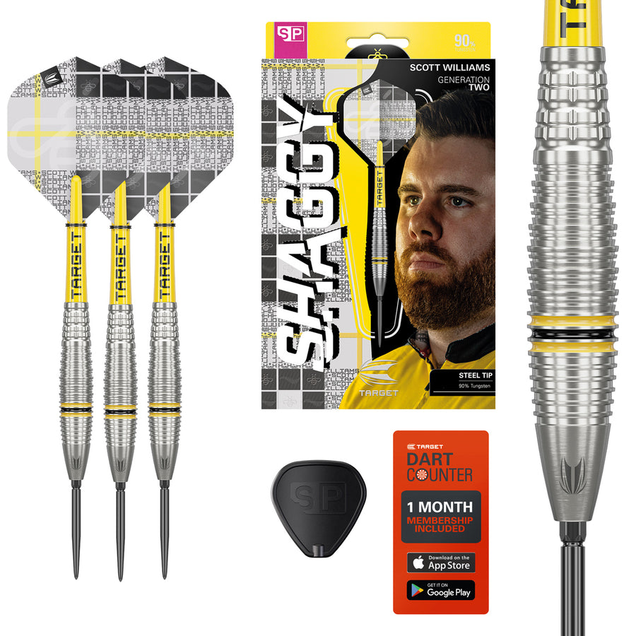 TARGET - Scott Williams G2 90% Tungsten SP Steel Tip Darts