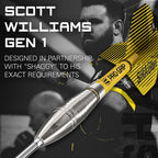 TARGET - Scott Williams G1 90% Tungsten SP Steel Tip Darts