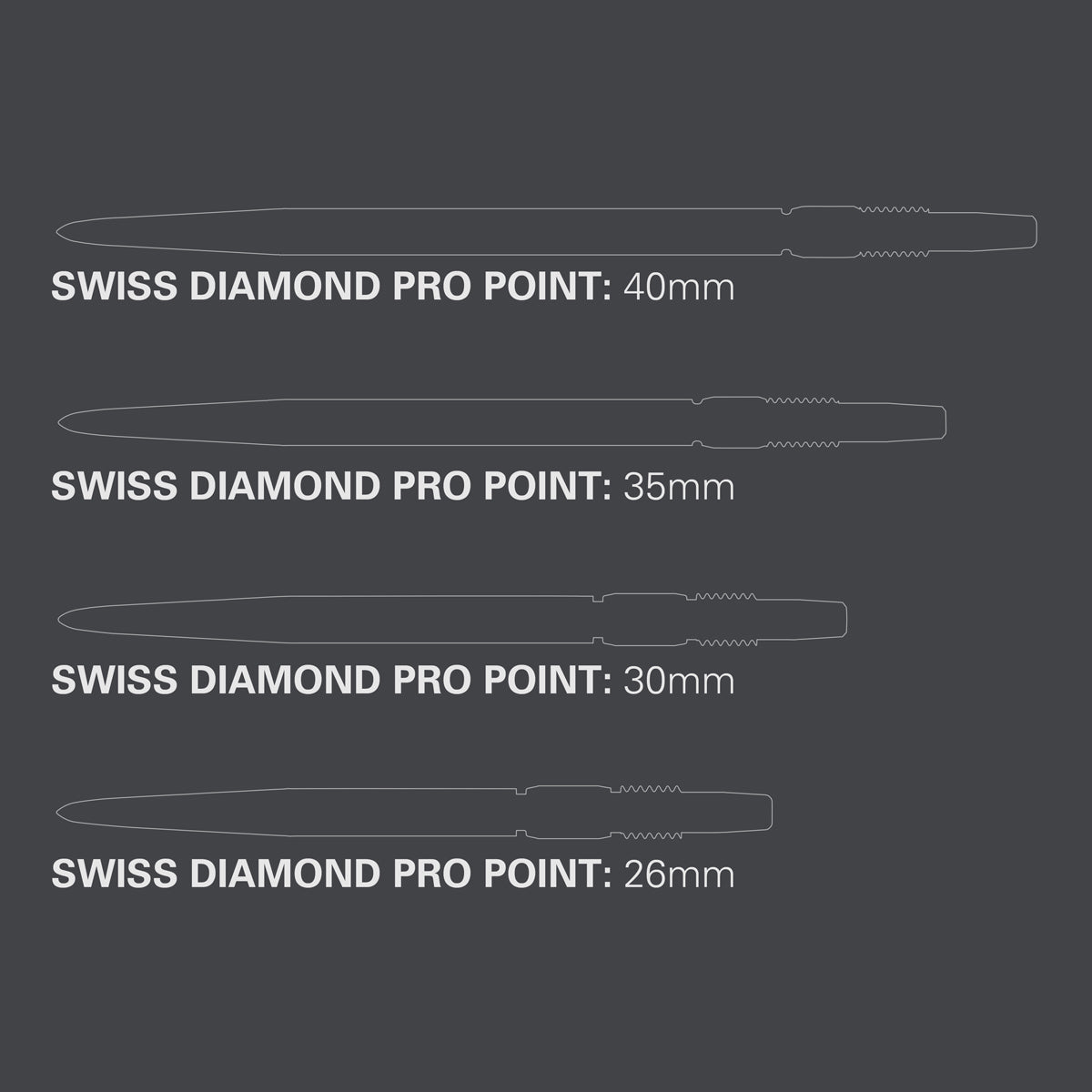 TARGET - Swiss Diamond Replacement Dart Points