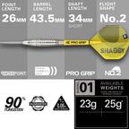 TARGET - Scott Williams G1 90% Tungsten SP Steel Tip Darts