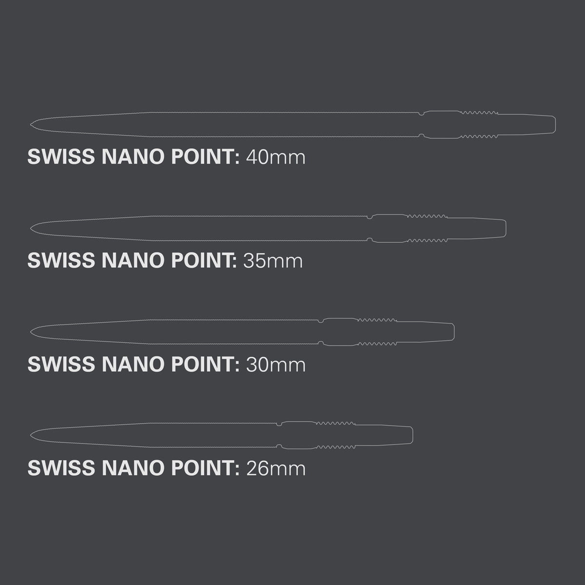 TARGET - Swiss Nano Replacement Dart Points