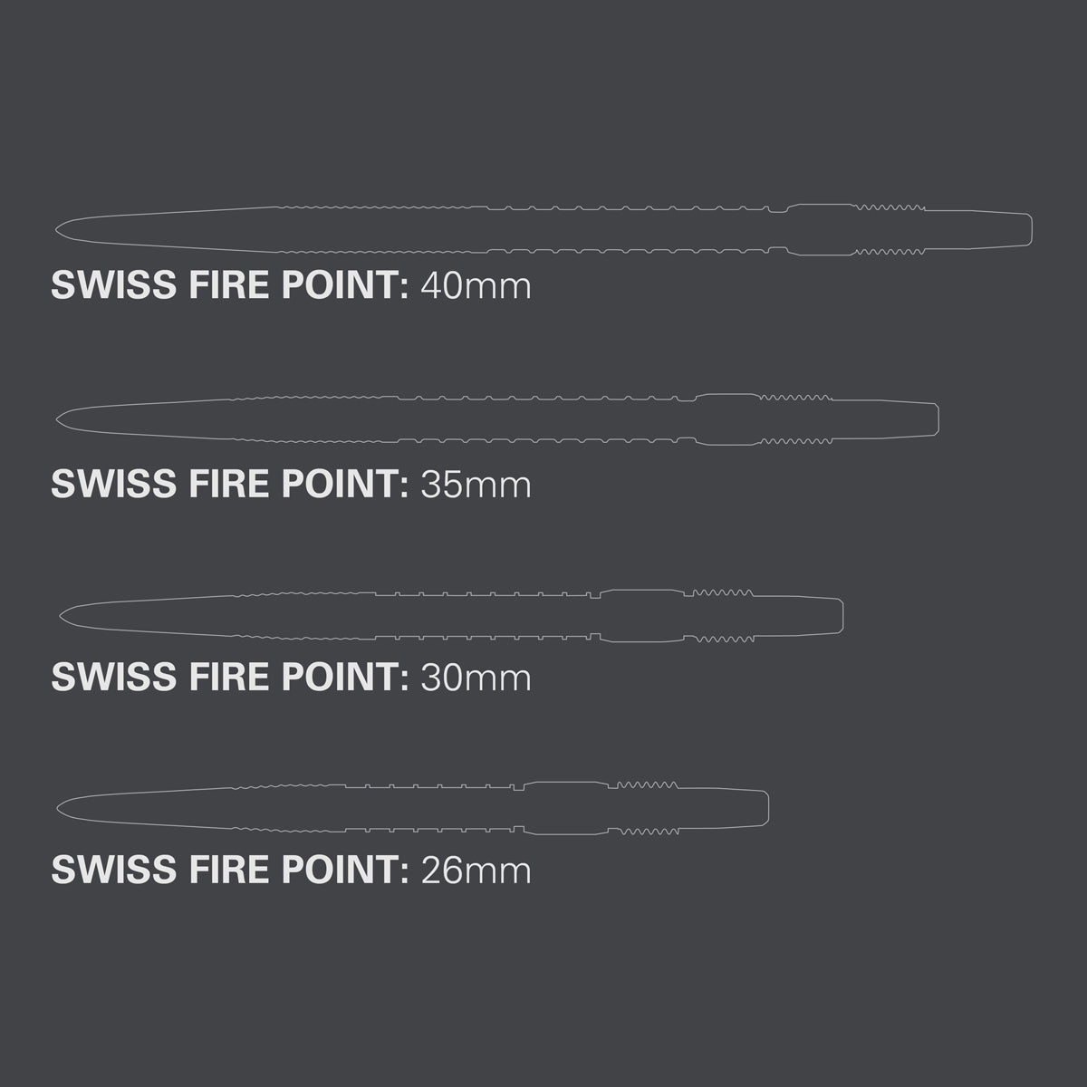 TARGET - Swiss Firepoint Replacement Dart Points