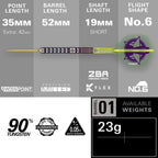 TARGET - Luke Littler World Champion 2025 Edition 90% Tungsten SP Steel Tip Darts