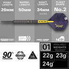 TARGET - Luke Littler 90% Tungsten SP Steel Tip Darts
