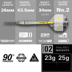 TARGET - Scott Williams G2 90% Tungsten SP Steel Tip Darts
