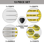 TARGET - Scott Williams G1 90% Tungsten SP Steel Tip Darts