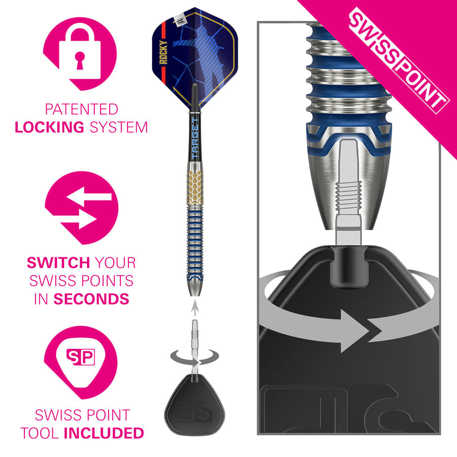 TARGET - Josh Rock G1 90% Tungsten SP Steel Tip Darts