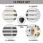 TARGET - Redux 01 90% Tungsten SP Steel Tip Darts