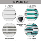 TARGET - Hydro 01 90% Tungsten SP Steel Tip Darts