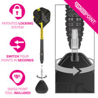 TARGET - Bolide Void 03 Swiss Point 90% Tungsten Steel Tip Darts