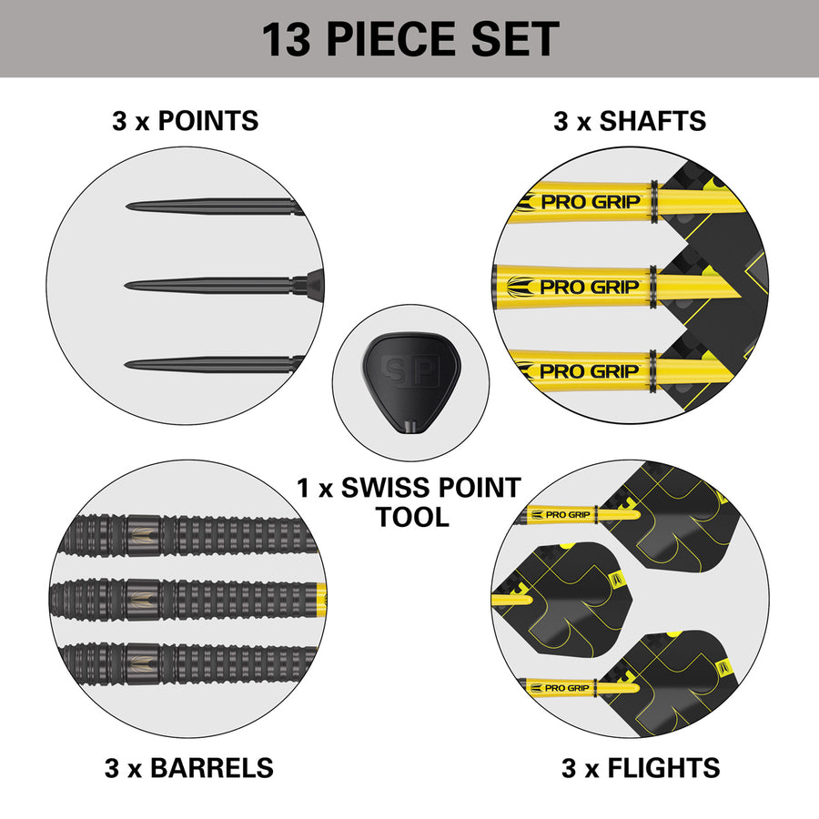 TARGET - Bolide Void 03 Swiss Point 90% Tungsten Steel Tip Darts