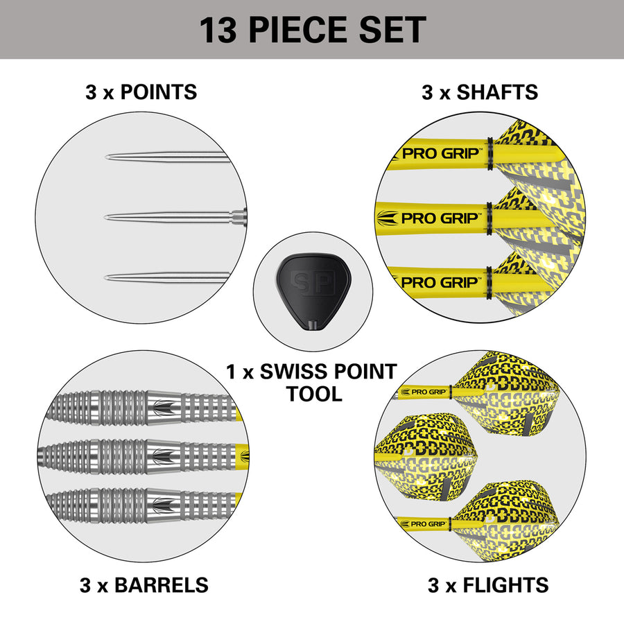 TARGET - Bolide 05 Swiss Point 90% Tungsten Steel Tip Darts