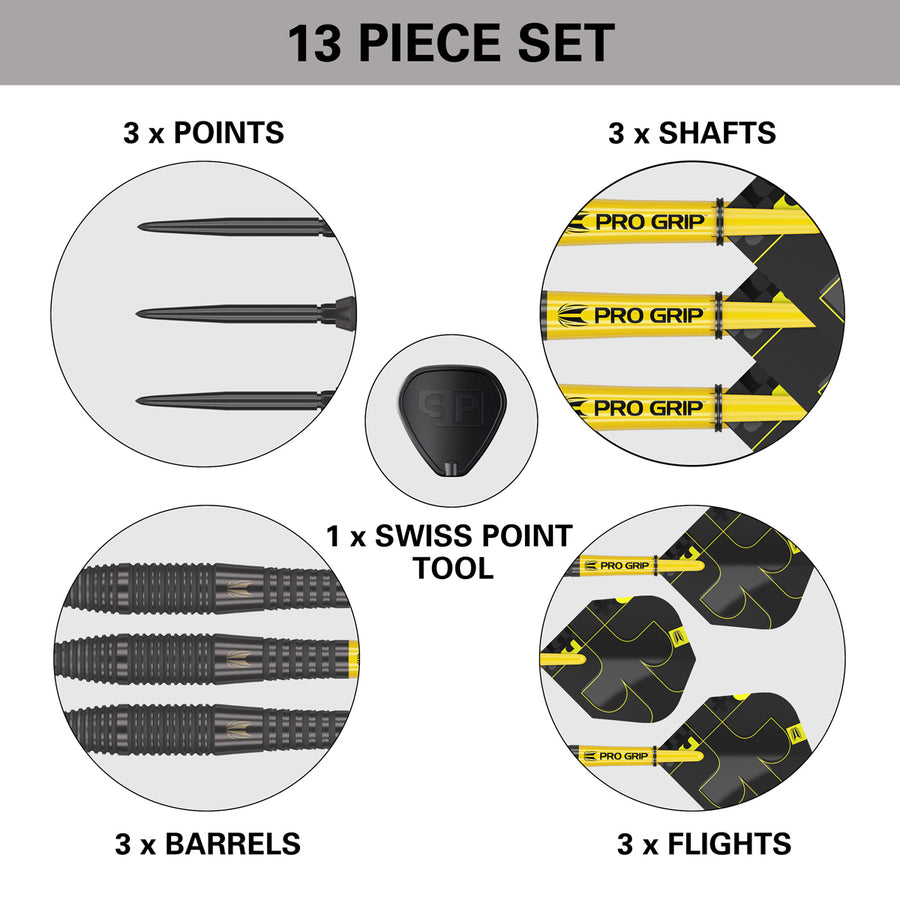 TARGET - Bolide Void 05 Swiss Point 90% Tungsten Steel Tip Darts