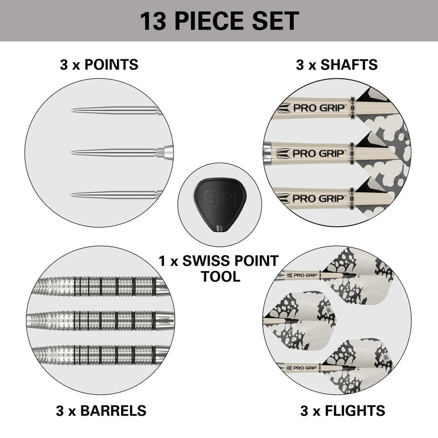 TARGET - EXO 02 90% Tungsten SP Steel Tip Darts
