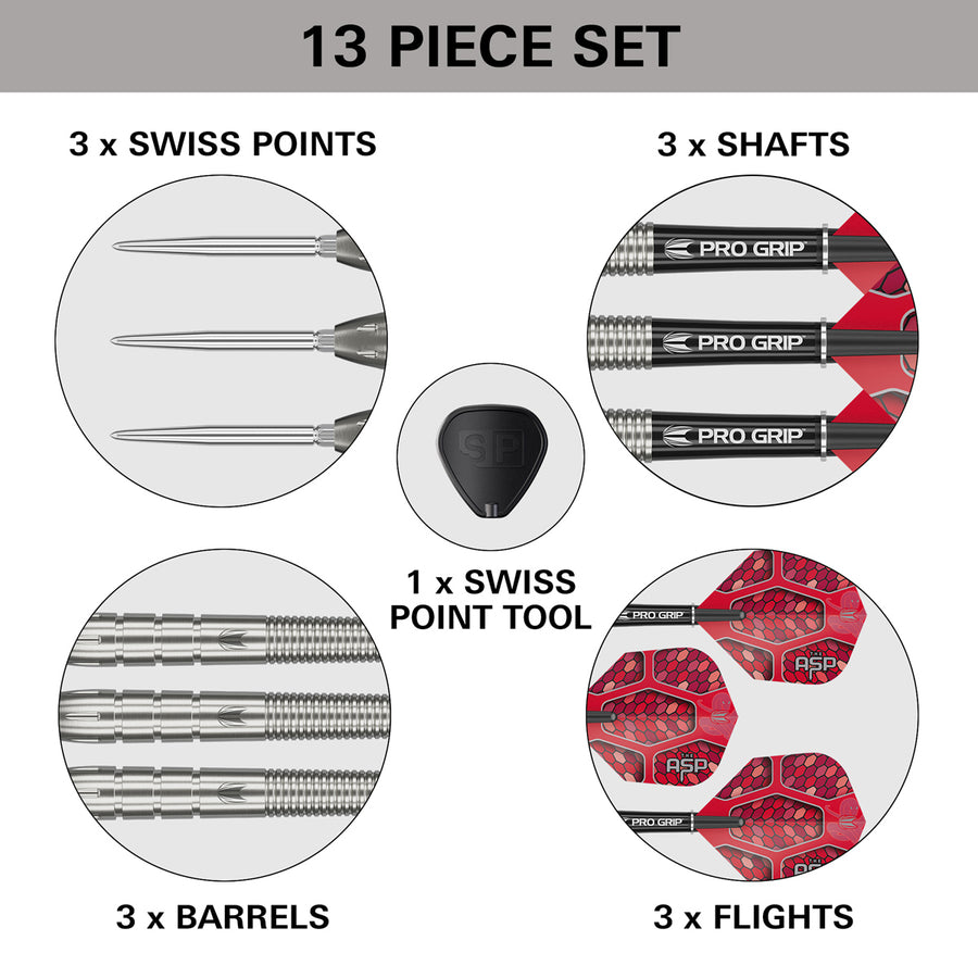 TARGET - Nathan Aspinall G1 90% Tungsten SP Steel Tip Darts