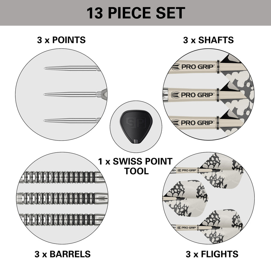 TARGET - EXO 01 90% Tungsten SP Steel Tip Darts
