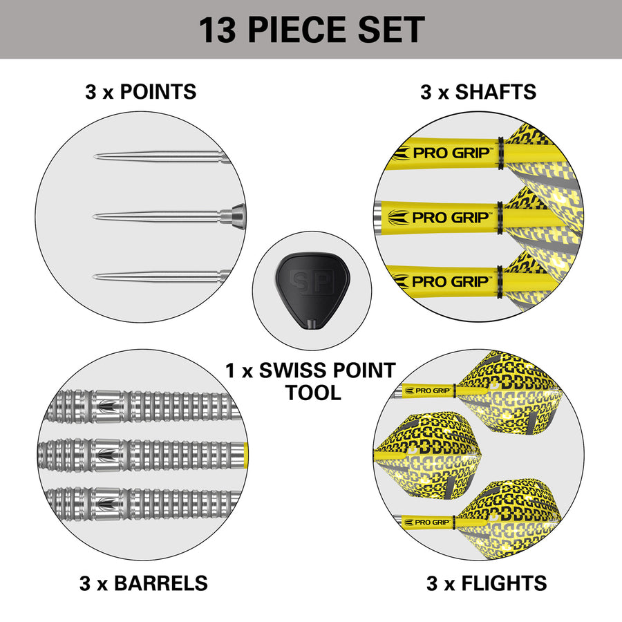 TARGET - Bolide 03 Swiss Point 90% Tungsten Steel Tip Darts