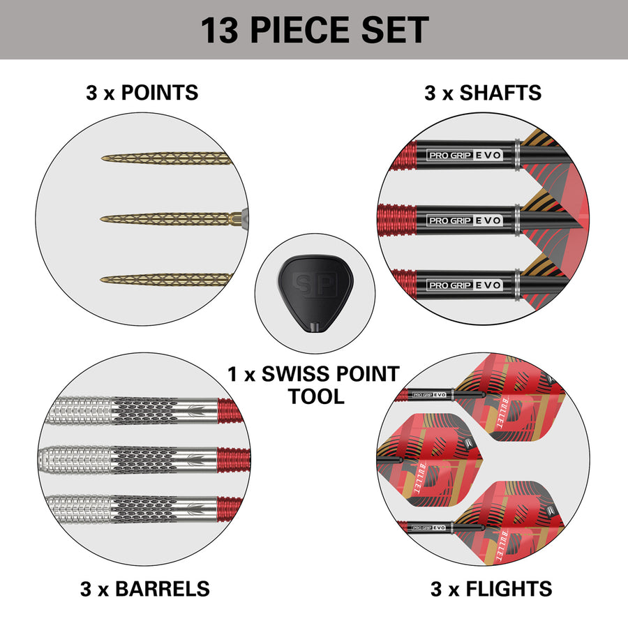 TARGET - Stephen Bunting G5 90% Tungsten SP Steel Tip Darts